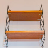 Teak Modular Wall Shelf by Nils Strinning for String, 1960s