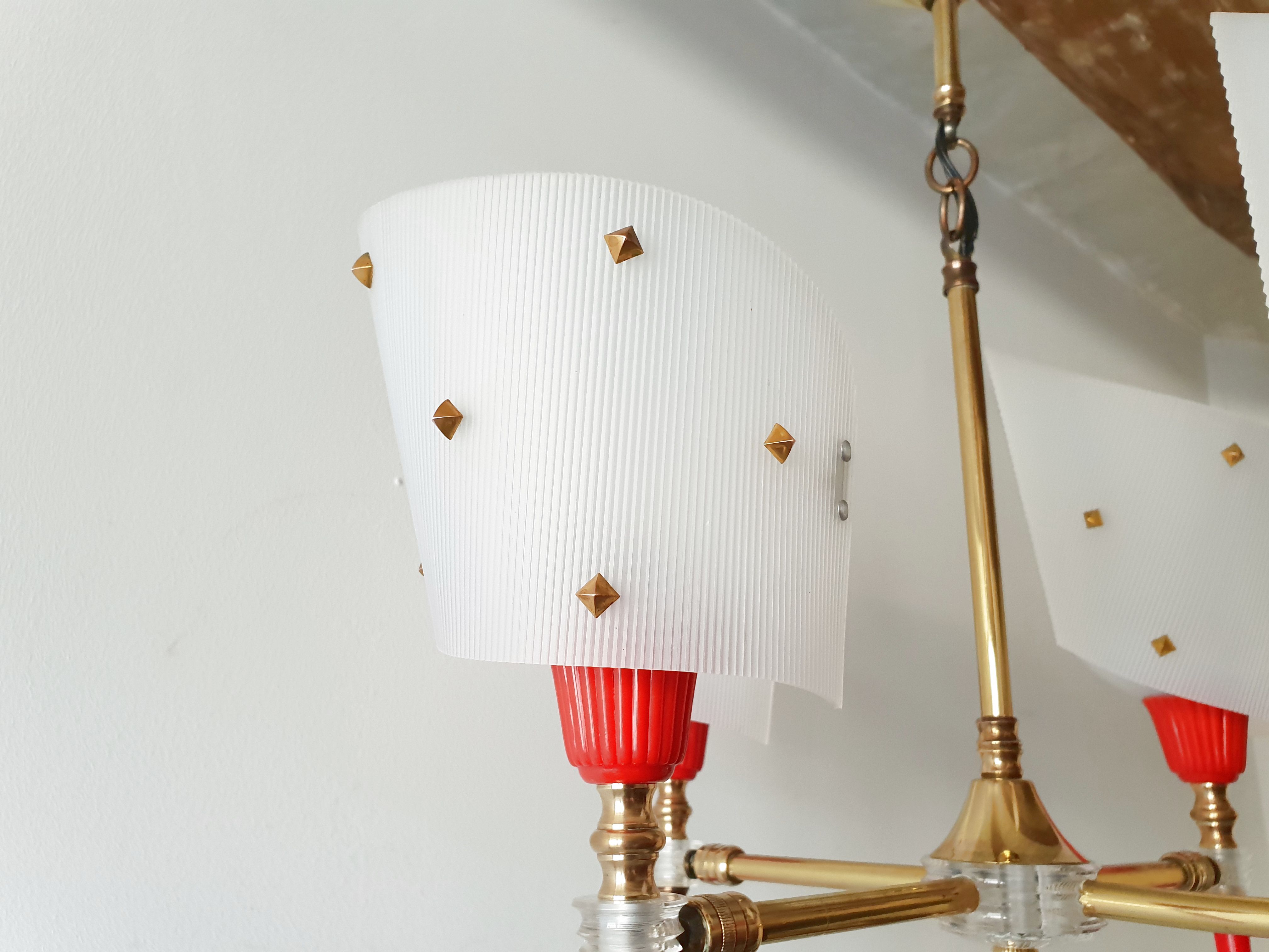 Vintage hanging with torches 1950