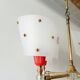 Suspension vintage aux flambeaux 1950