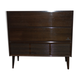 Hifi grundig furniture string from the 70s record player and radio