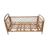 Bed in rattan