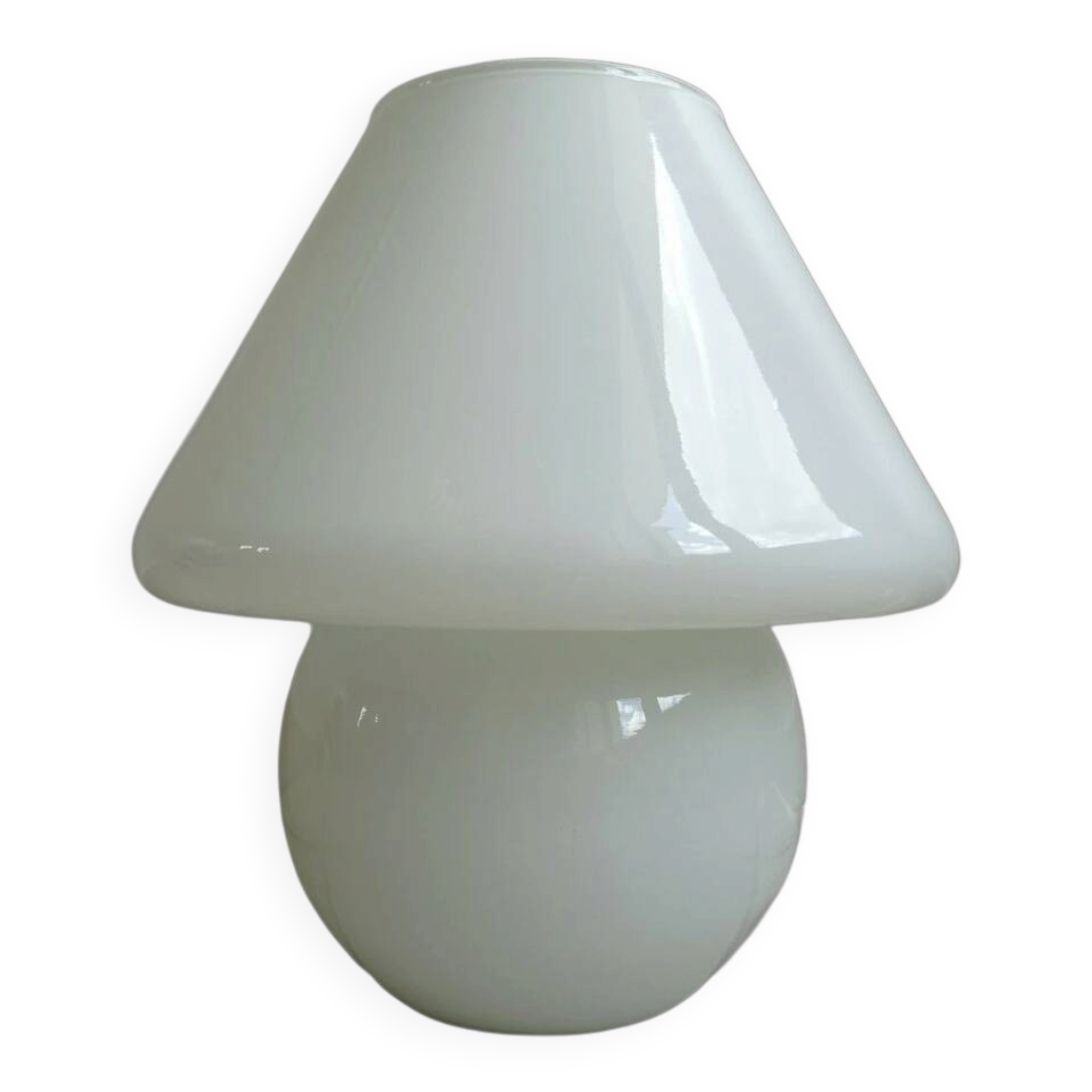 Vintage Murano glass mushroom lamp