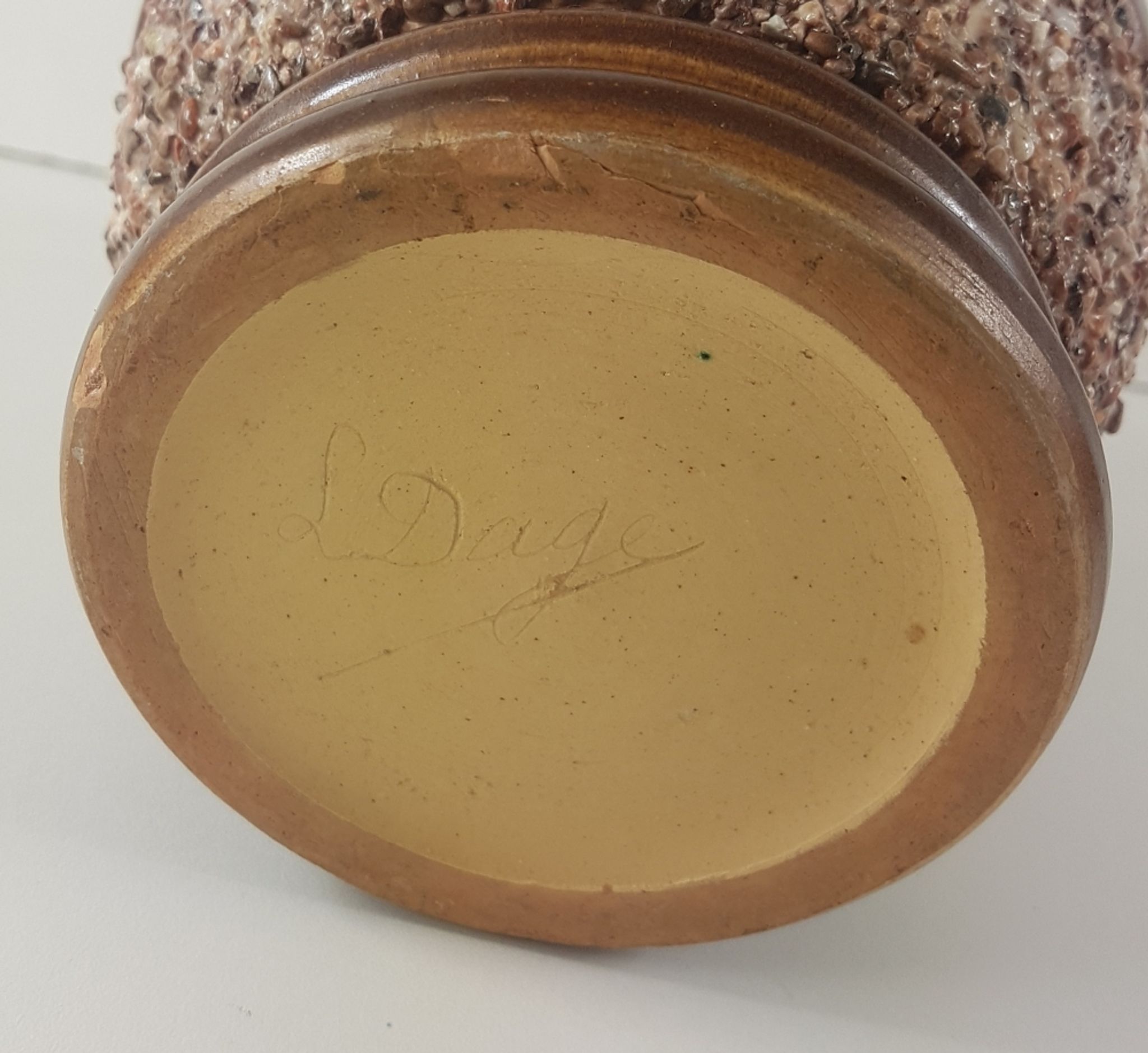 Ceramic vase by Louis Dage