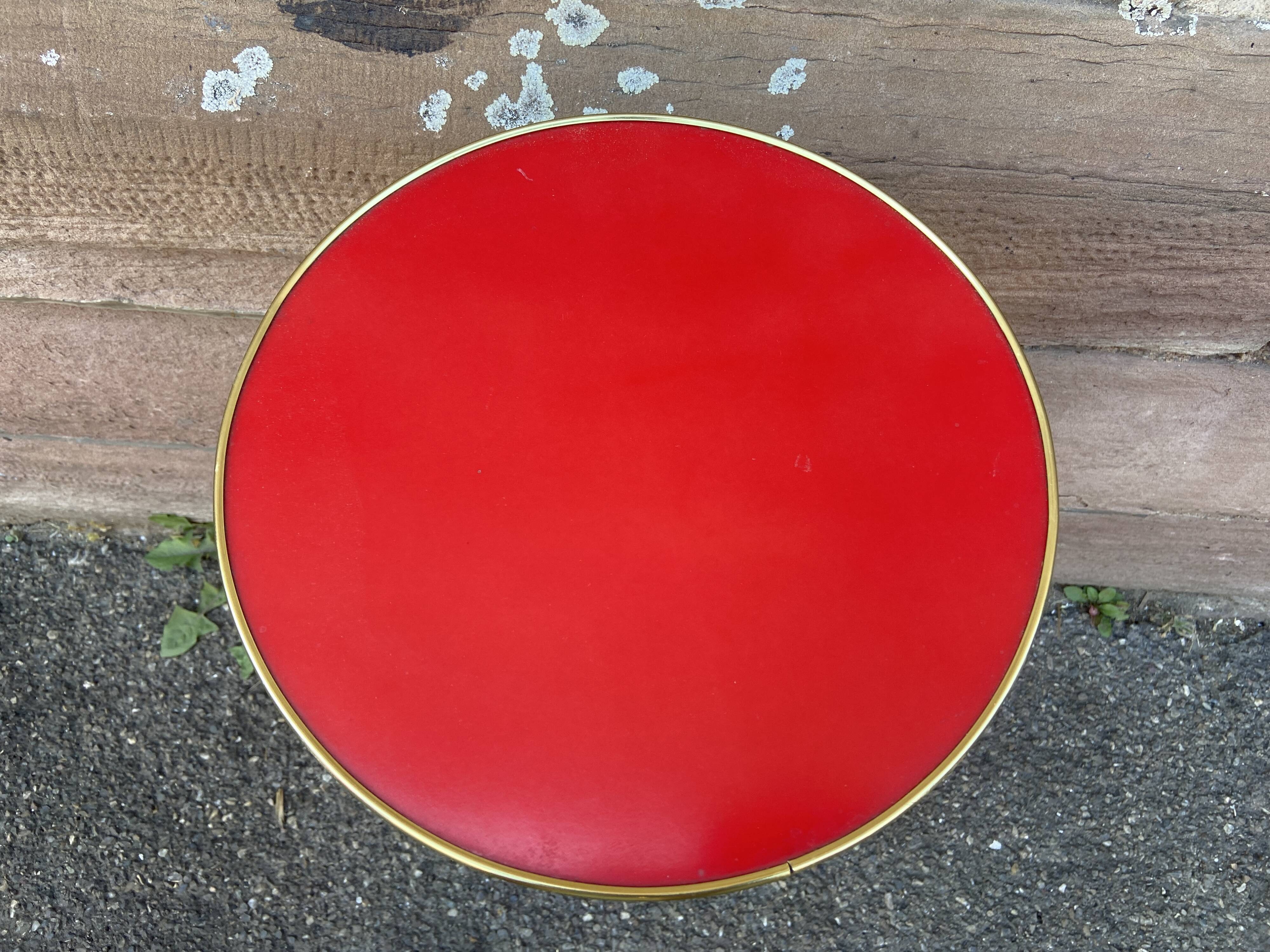 Formica vintage pedestal table