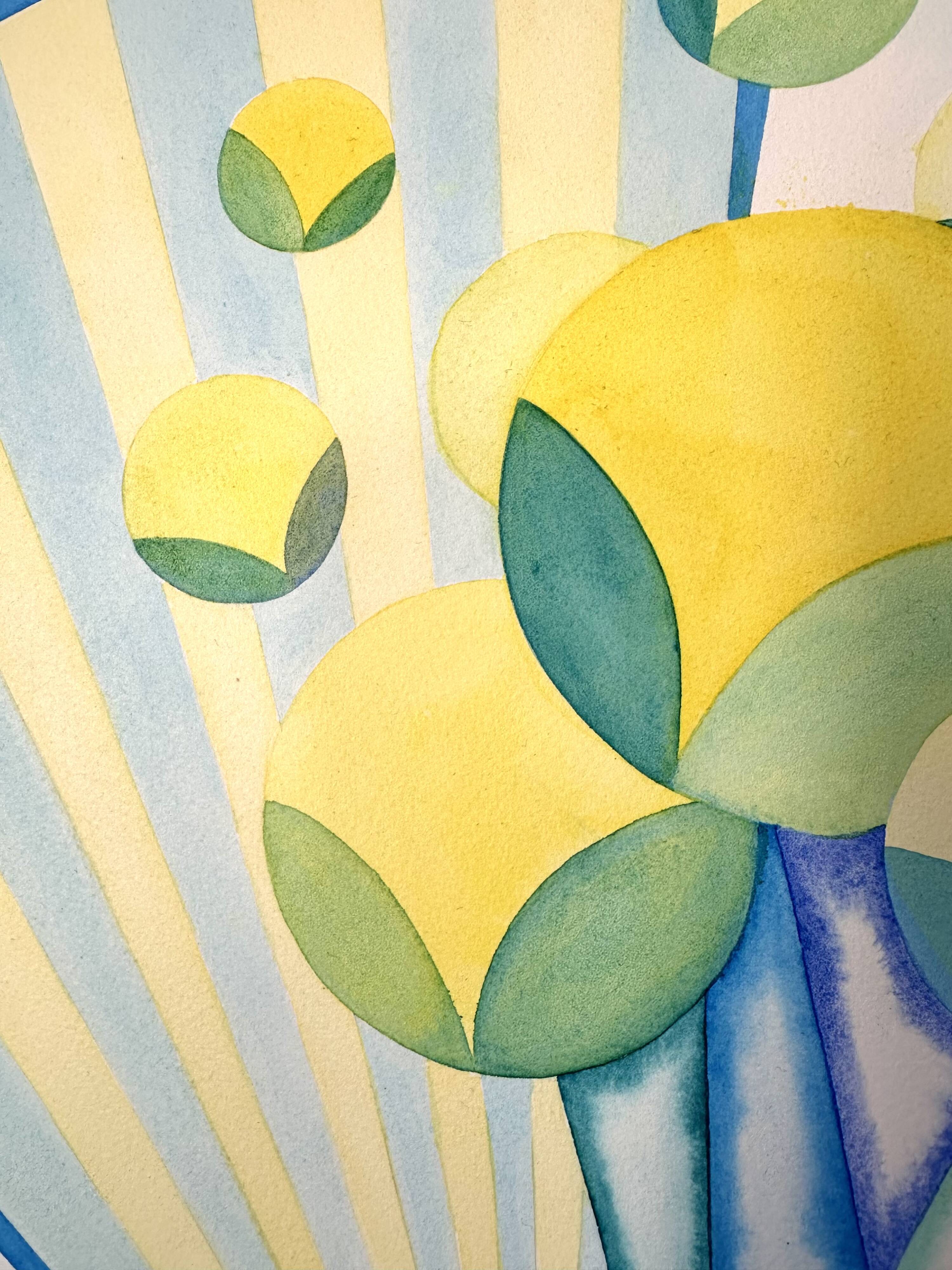 Yellow flower painting