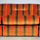 Striped armchairs, 1970s, set of 3