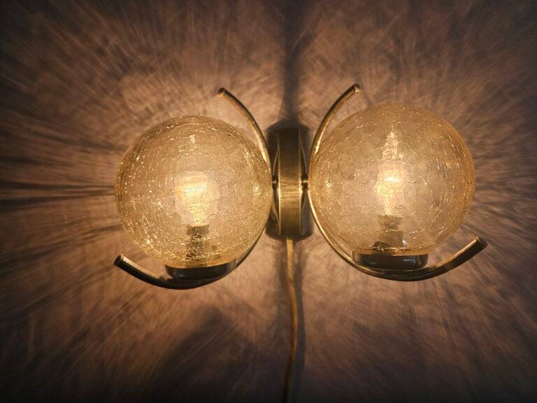 Rare Mid-Century Wall Lamp in the Style of Gaetano Sciolari, Italy, 1970s