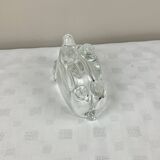 Solid crystal ram ashtray