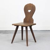 19th century antique Primitive Wabi Sabi mountain chair