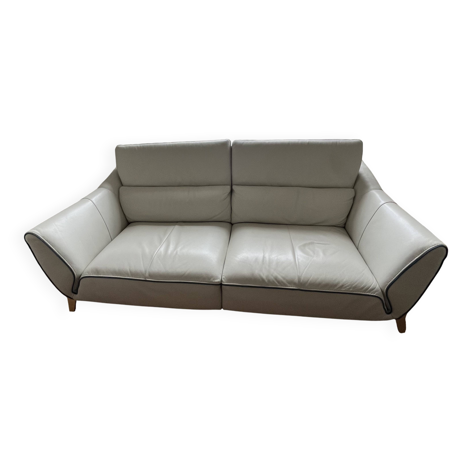 French leather sofa