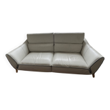 French leather sofa