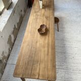 XL farmhouse table in beech and pine 3m