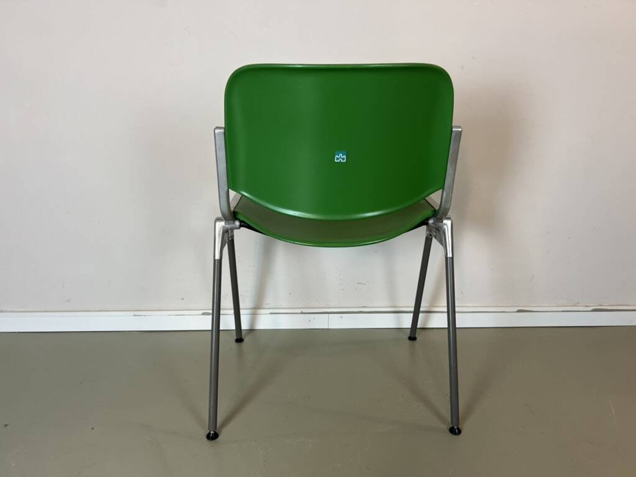 DSC 106 chair Piretti Castelli 1970s vintage Italy green