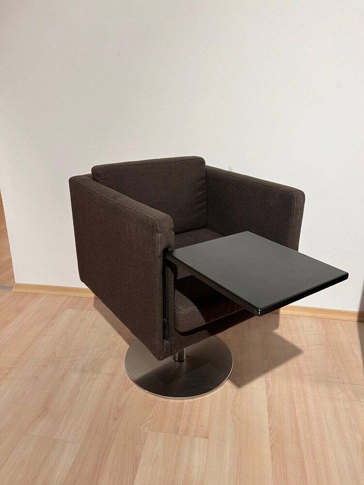Set of Dutch Cubic Swivel Chairs with Tableau by Lensvelt, 2001