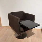 Set of Dutch Cubic Swivel Chairs with Tableau by Lensvelt, 2001