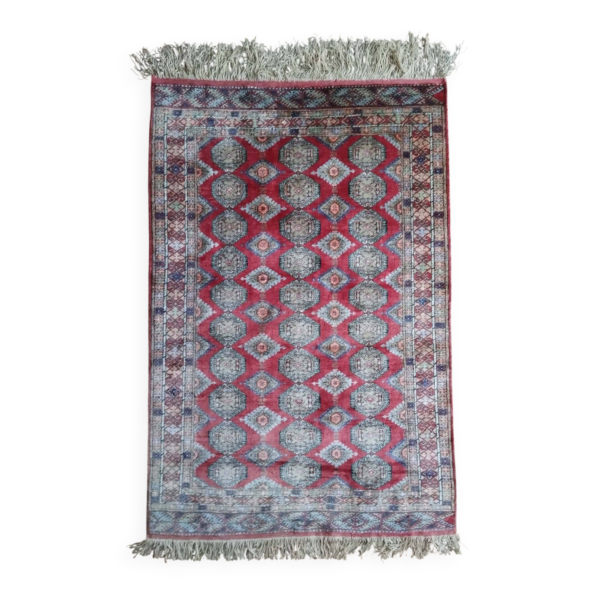 Handmade Turkmen Bukhara carpet 173x113cm