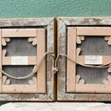 Pair of portraits, man, woman, early 19th century