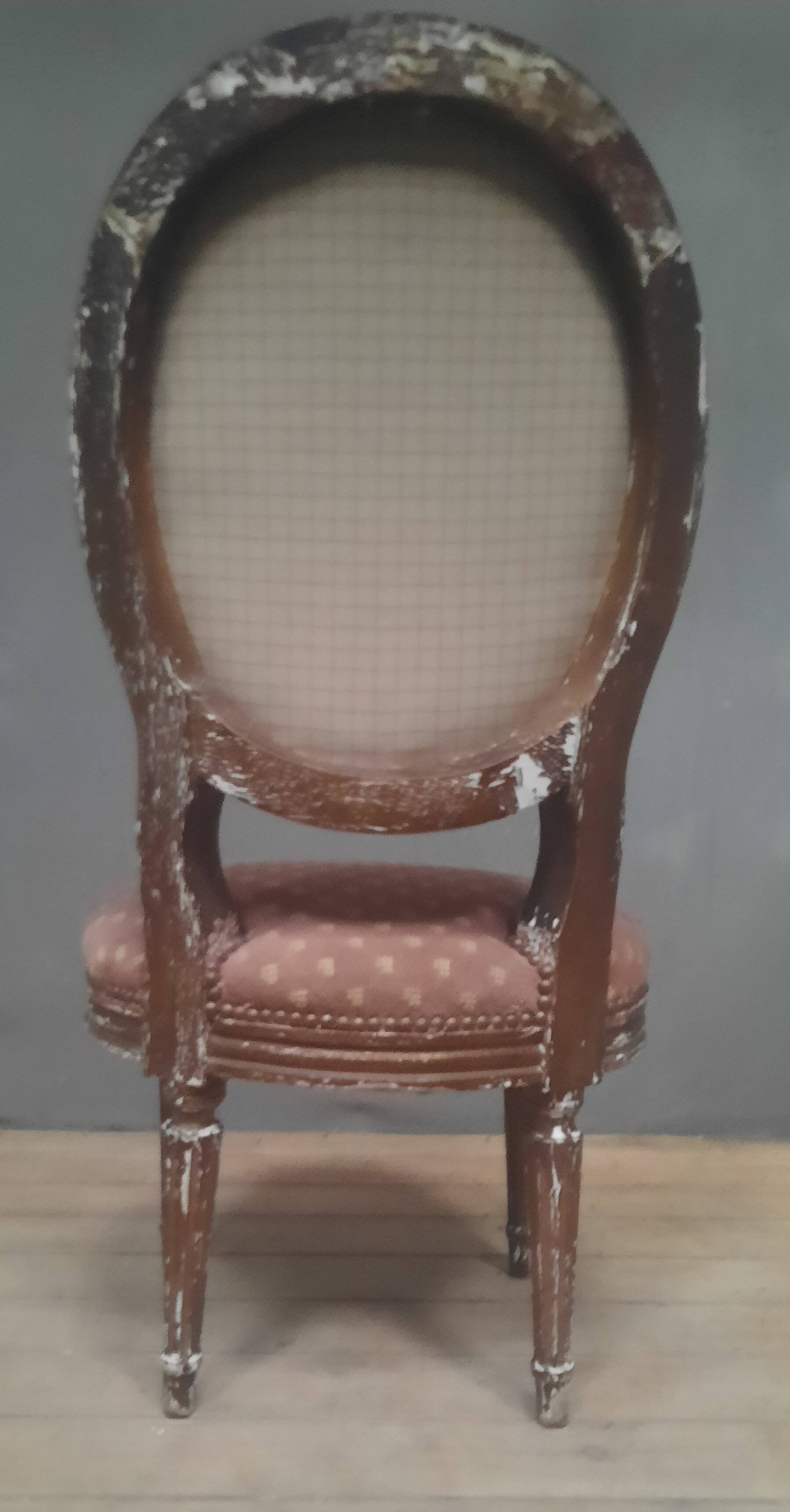 Louis XVI style low chair