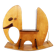 Wooden rocking elephant 1970