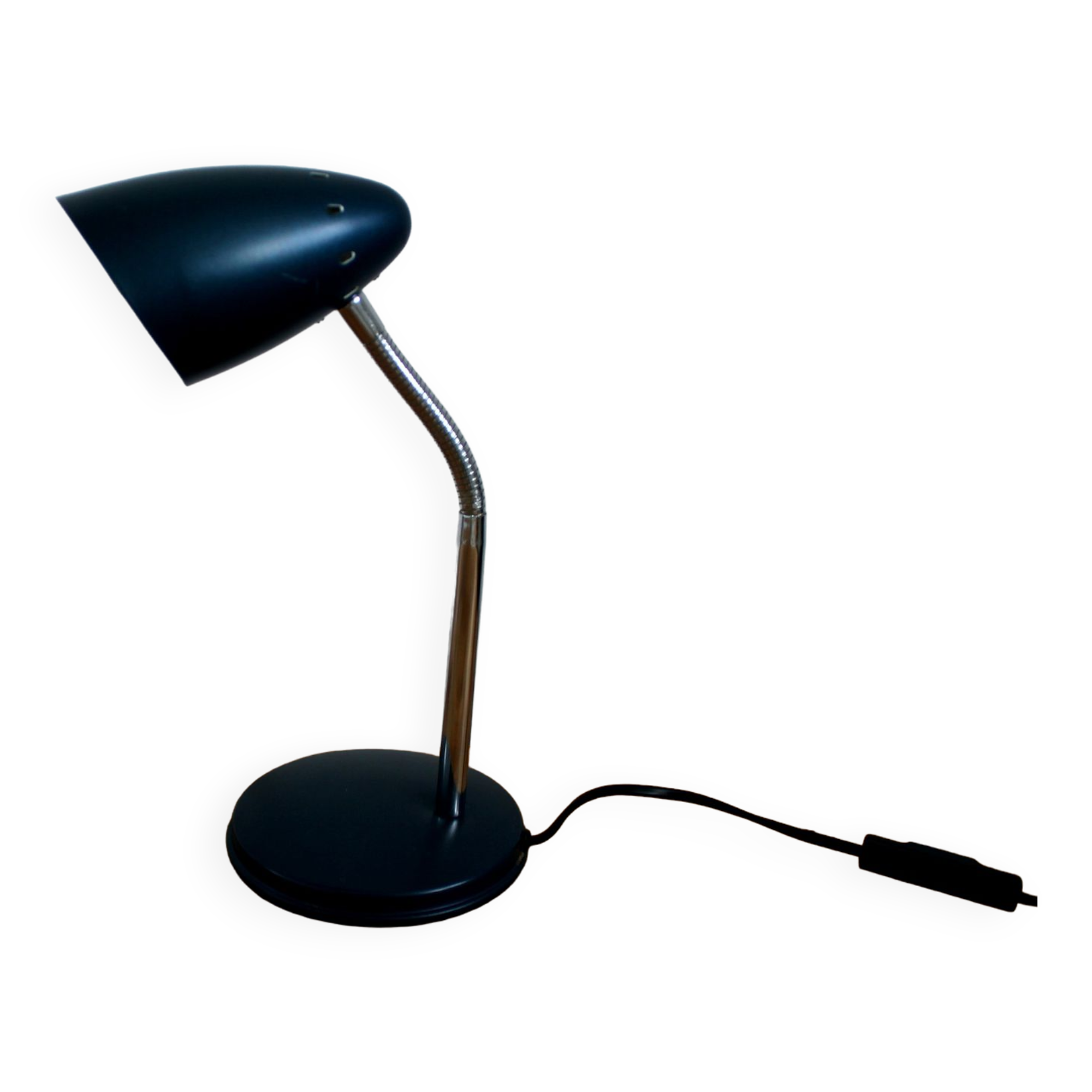 Vintage dark blue desk lamp year 80