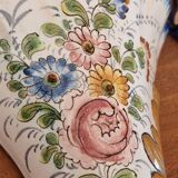 Pair of bouquet holders in Nevers earthenware - By Marest Frères