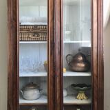 Old showcase bookcase - H216 cm