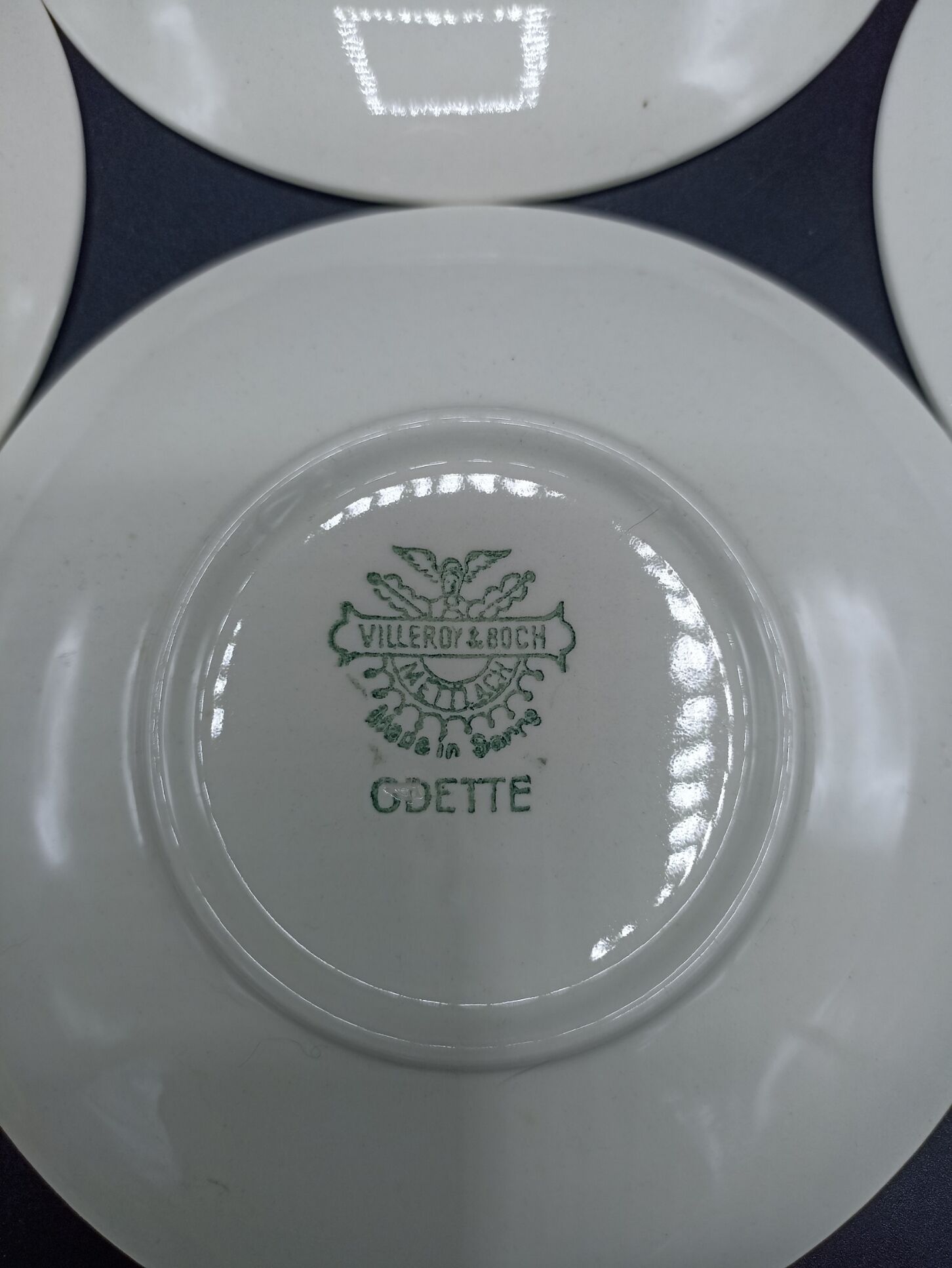 7 soucoupes Villeroy & Boch - Odette