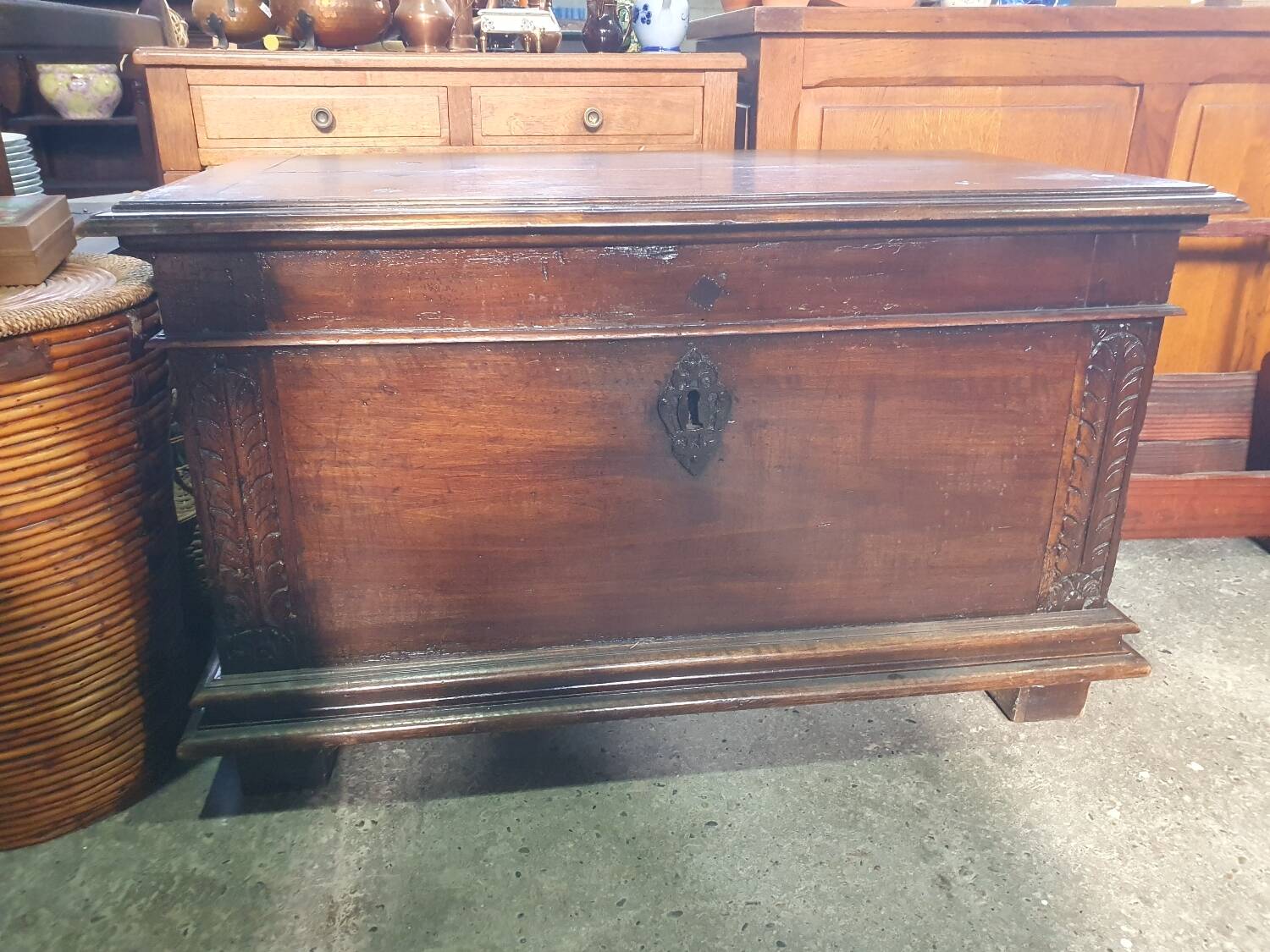 18th-century wedding chest