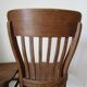 Two chairs solid oak patinated early twentieth century