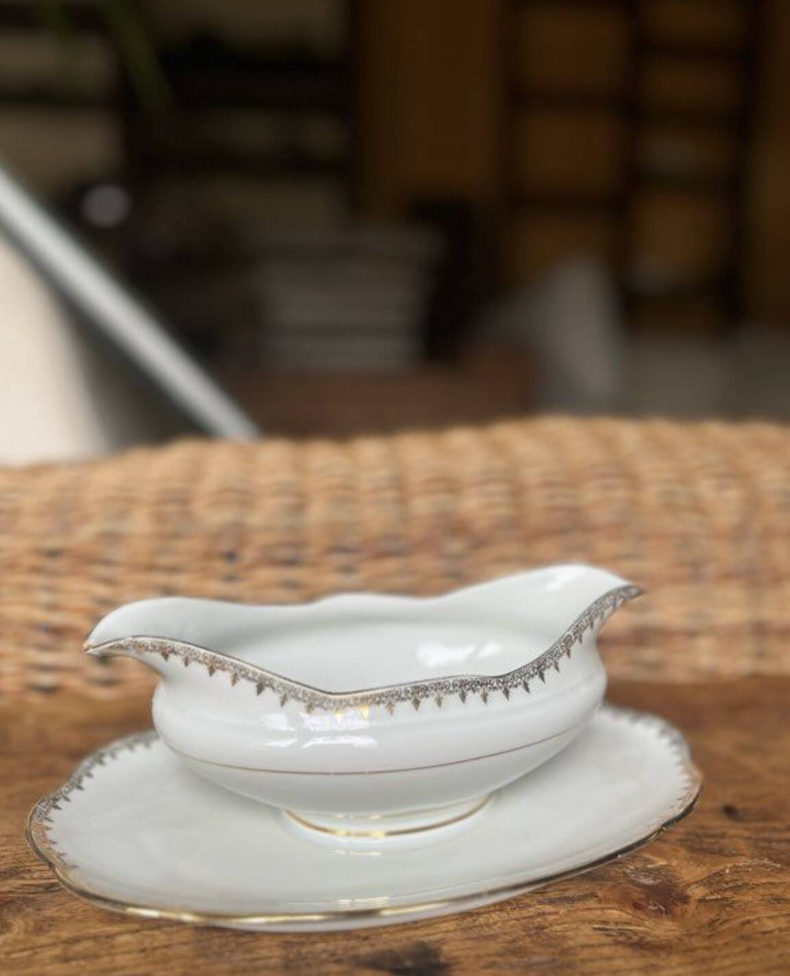 Sauce boat - Dureil apple tree 72 - Splendid Star porcelain