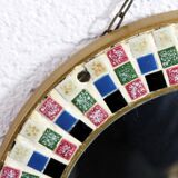 Vintage earthenware mirror 1970