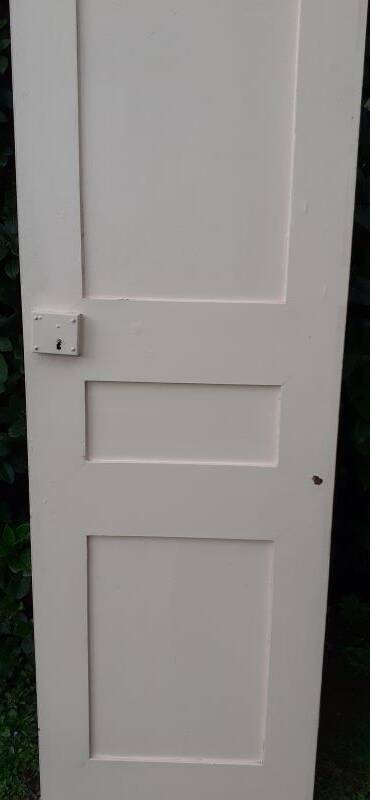 Pair of old cupboard doors h200x60cm each