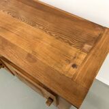 1950s Brutalist Sideboard in Solid Elm