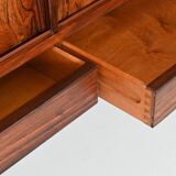 Gunni Omann highboard model 13 in rosewood Omann Jun Denmark 1960