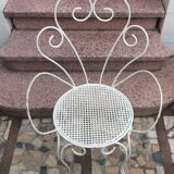 2 armchairs & 2 chairs, wrought iron1950