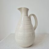 Stoneware Carafe/Vase '1970s "Grespots" - Digoin France Vintage