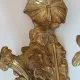 Pair of Régence style wall sconces in gilded bronze