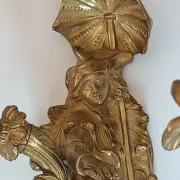 Paire d'appliques style Régence en bronze doré