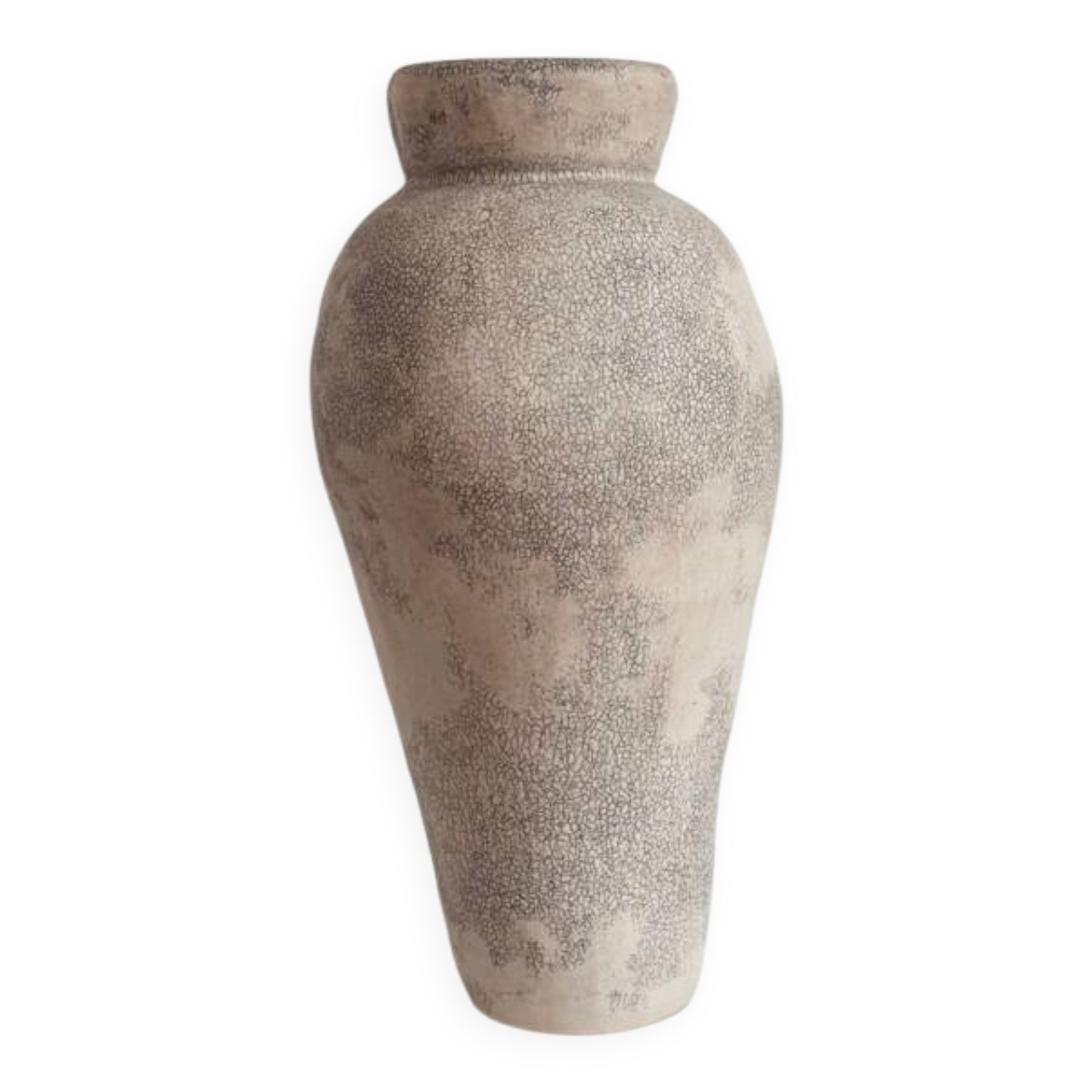 Cracked ceramic vase