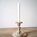 Silver candle holder