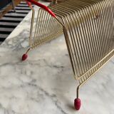 Gold metal vinyl holders