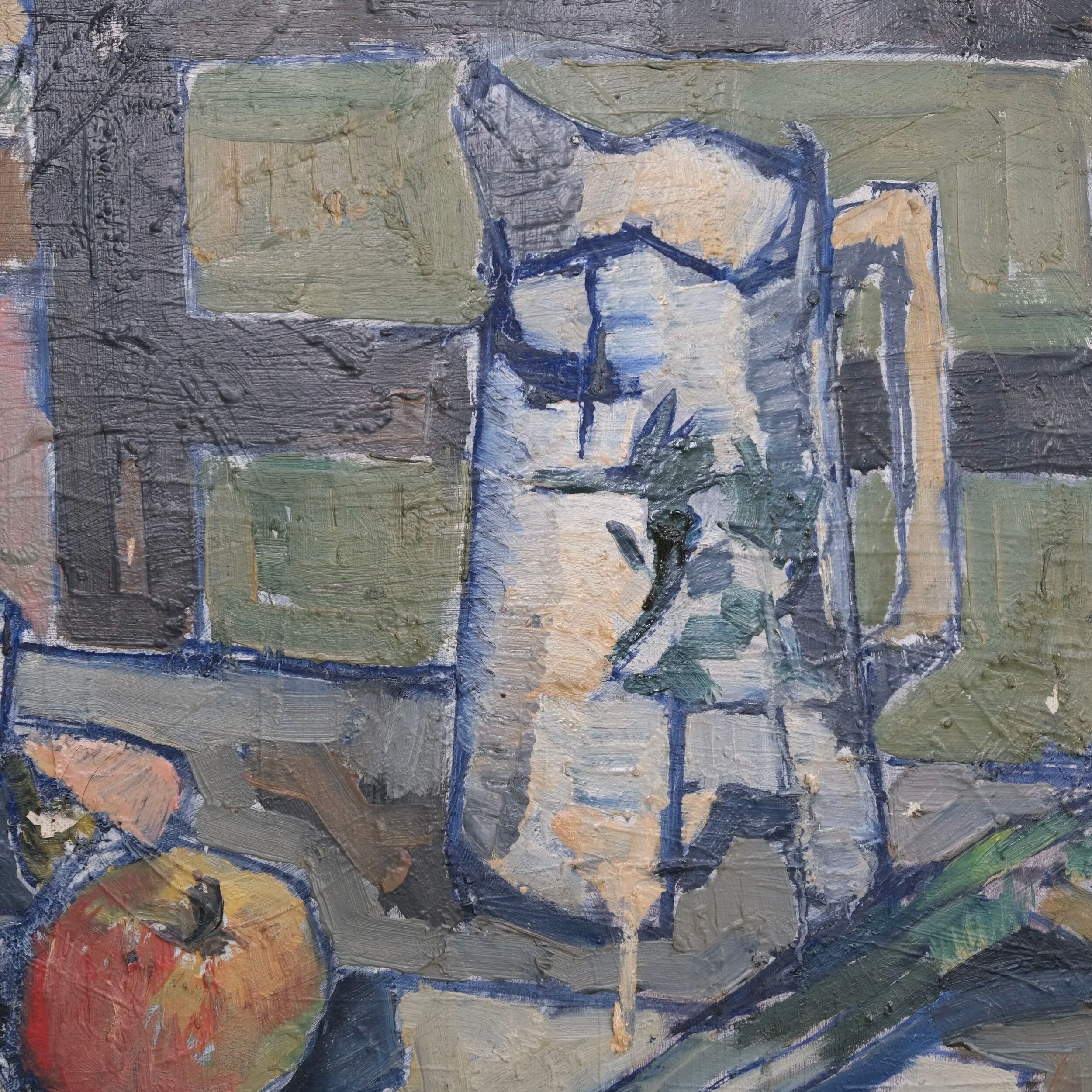 Sven-Olof Hamlet still life oil painting with pitcher | 1955