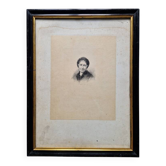 Eugène Abot (1836-1894) Etching - Portrait of a woman