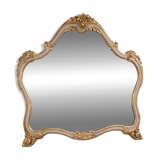 20th century lacquered and gilded Italian mirror