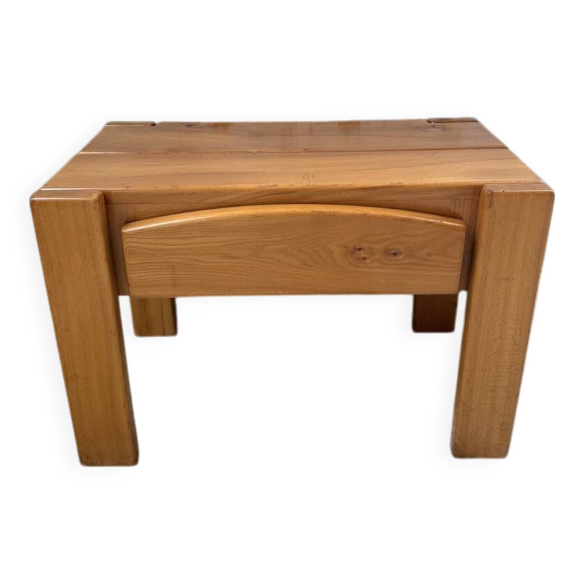 Solid elm bedside table Maison Regain
