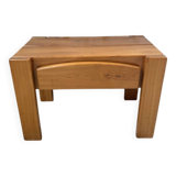 Solid elm bedside table Maison Regain