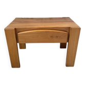 Solid elm bedside table Maison Regain