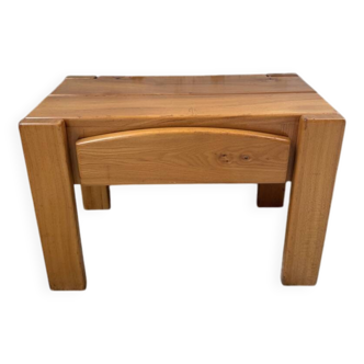 Solid elm bedside table Maison Regain