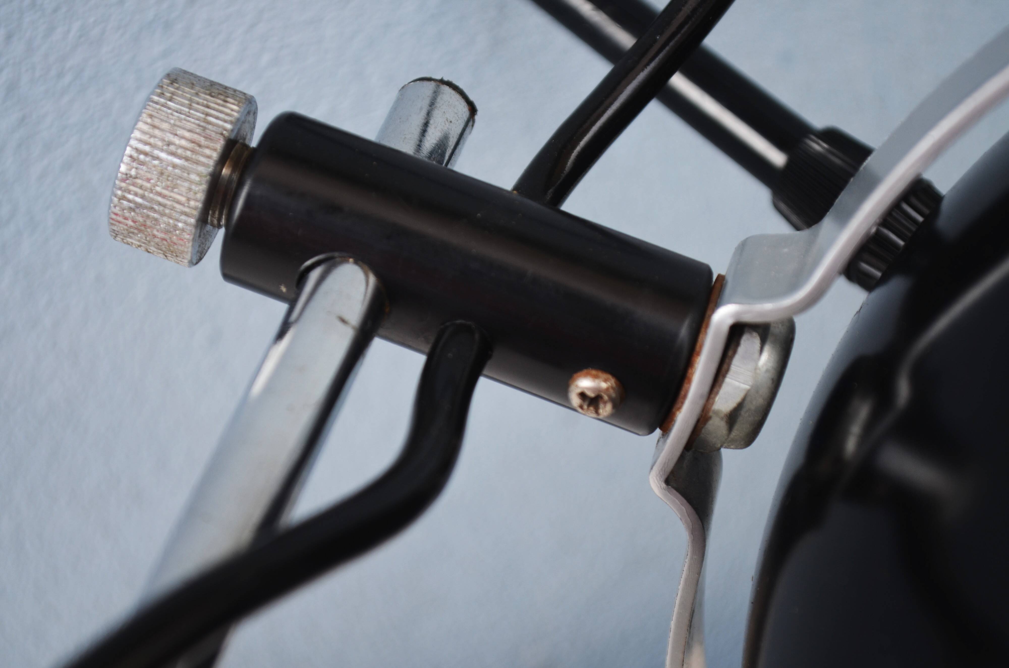 Mid Century Lamp Halo Leuchte Ball Eye - Space Age Black  - Germany Made