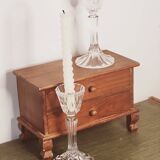 Crystal candle holder